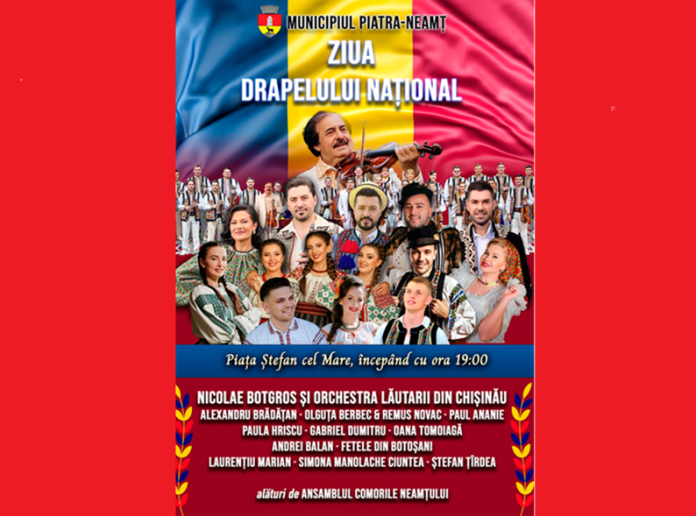 afis Ziua Drapelului - spectacol