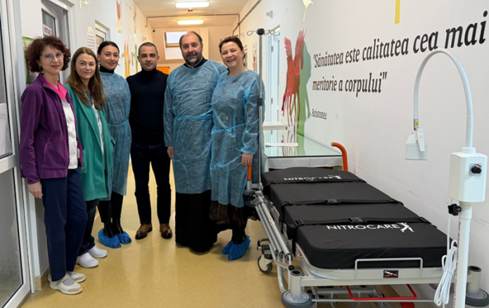 Echipa Medestetic la sectia de Pediatrie