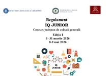 Concurs județean de cultură generală destinat elevilor