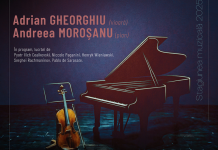 Un nou recital cameral, în Stagiunea muzicală