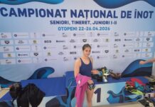 Sportiva Giulia Elena Stachie – între primele 10 din țară, la proba de 50m liber