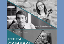 Miercuri, 15 aprilie, Recital cameral pentru pietreni