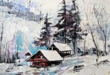 Expoziție de pictură Endre Radó, la Biblioteca Județeană