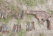 Descoperire la Davideni: un pistol și 24 de cartușe