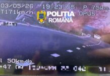 Șofer cu permis obținut de 5 zile, prins cu viteza de 101 km/h