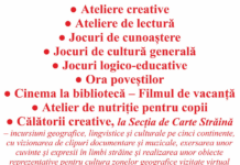 Biblioteca de vacanță, la Biblioteca Județeană