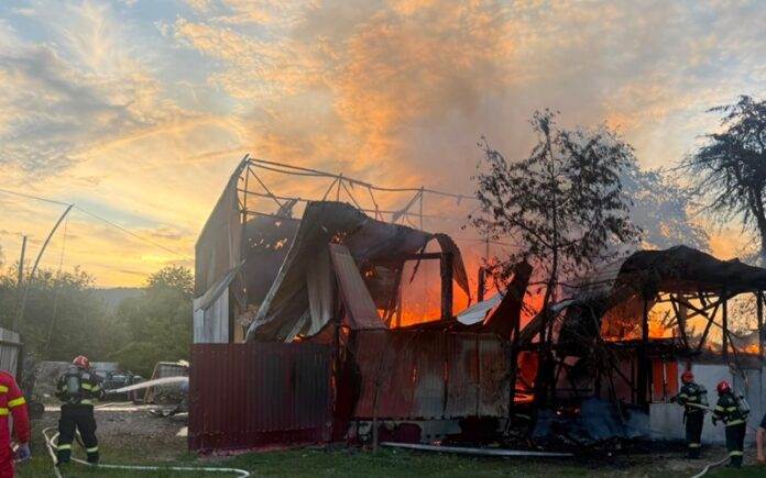 incendiu agapia