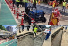 Echipele DRUPO au încheiat reparațiile pe bd. Traian înainte de termen, de mâine se circulă fără restricții