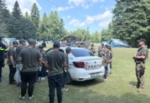 Activități ale polițiștilor în Tabăra ”Tineri Veterani”