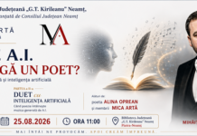 Confruntare între poet și inteligența artificială, la Biblioteca Județeană