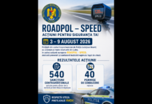 Acțiunea ROADPOL – SPEED: 540 de amenzi și 40 de permise reținute