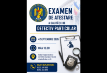 Examen de atestare a calității de detectiv particular