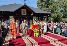 Ceremonia de reînhumare a osemintelor Hatmanului Luca Arbure