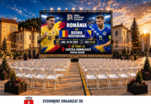 Meciul de fotbal România – Bosnia-Herțegovina, transmis LIVE la Curtea Domnească