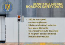 150 de polițiști au acționat în cadrul Proiectului ROADPOL SAFETY DAYS