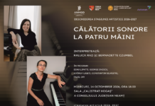 Deschiderea Stagiunii muzicale 2026-2027: „Călătorii sonore la patru mâini”