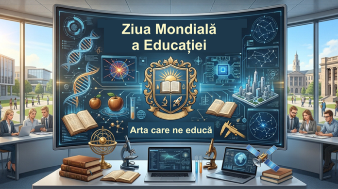 Afis spectacol Ziua Mondială a Educației
