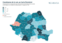 Neamț: 45,9 kilometri de canalizare nouă la sat într-un an, rețeaua de apă a crescut cu 2,2%