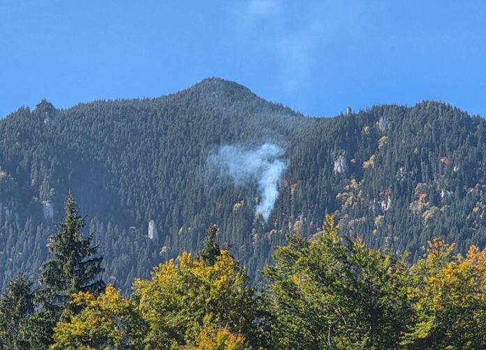 incendiu masivul Ceahlau