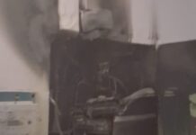 Incendiu la un tablou electric de la școala din Bistrița
