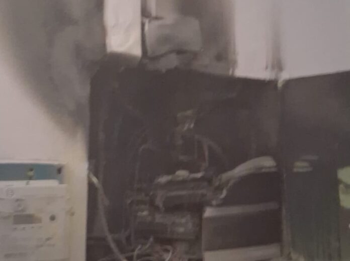 incendiu scoala bistrita
